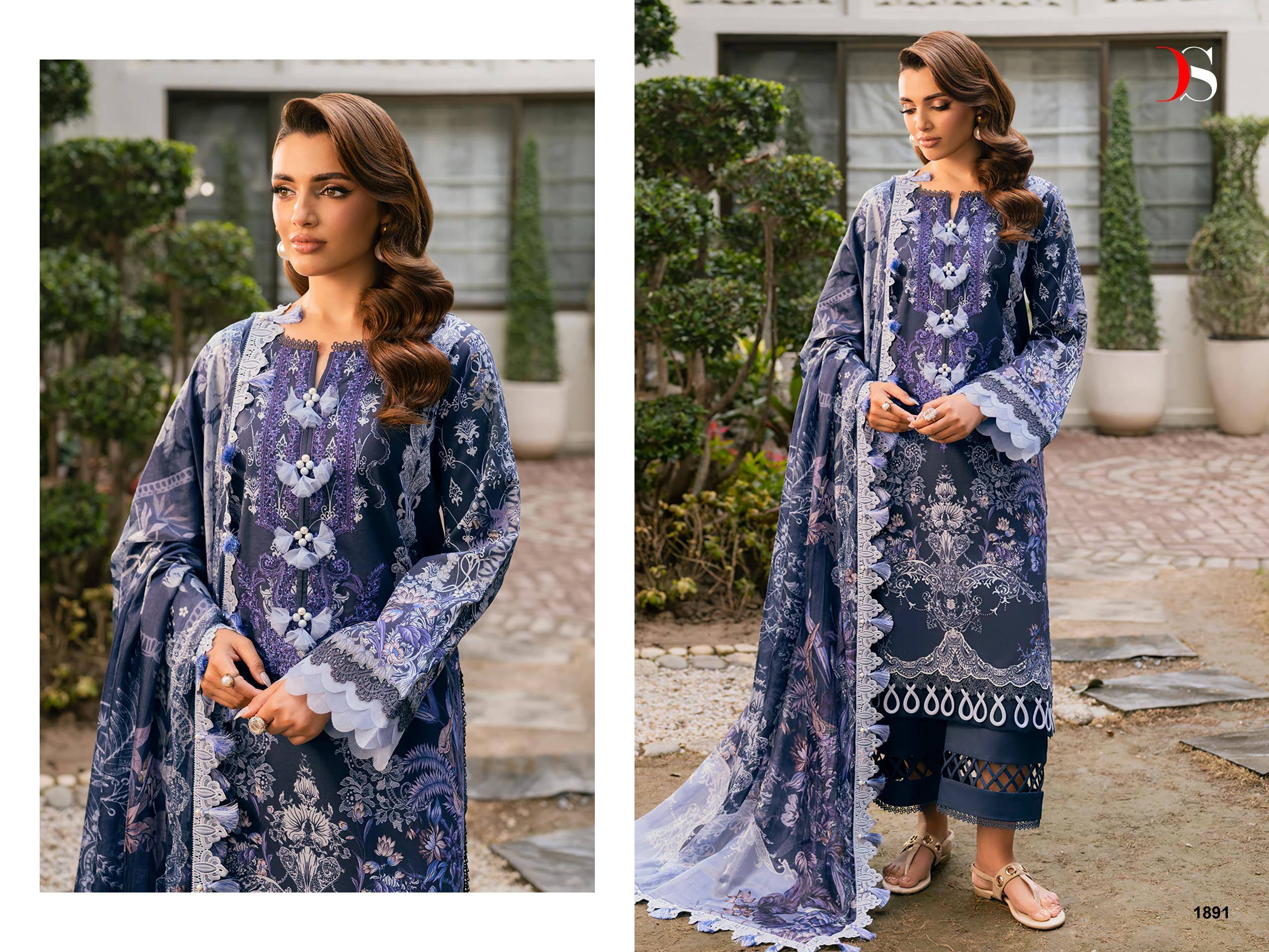 Jade Elara-vol.2 BY DEEPSY SUITS 1891 TO 1896 SERIES Pakistani Stylish Beautiful Colourful Printed & Embroidered Party Dresses At Wholesale Price